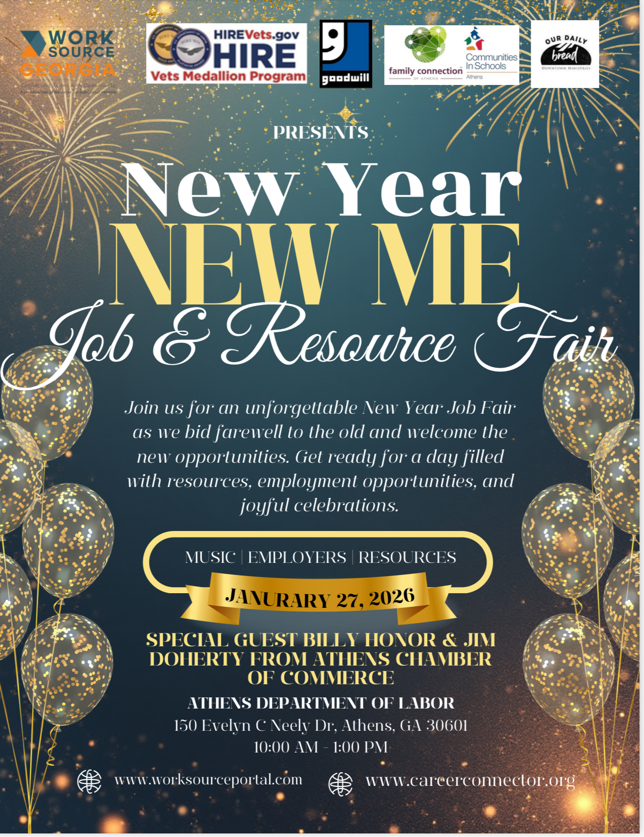 New Year, New Me Job & Resource Fair