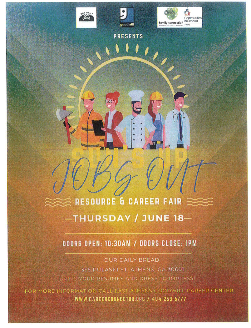 Sun's Up - Jobs Out Resource and Career Fair
