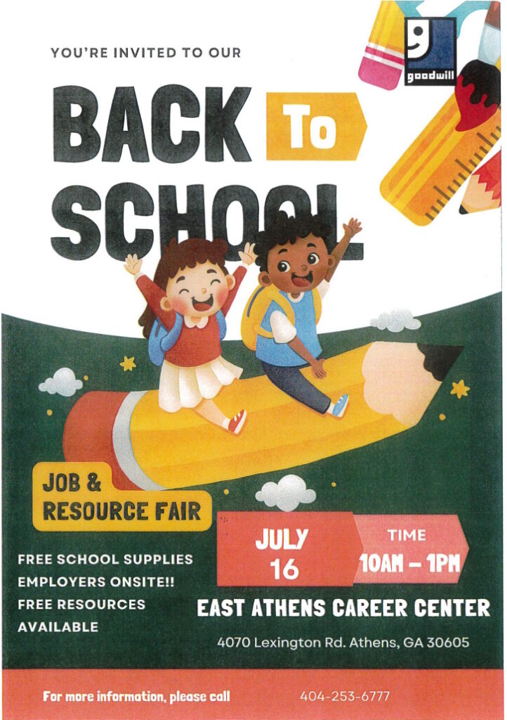 Back to School Job & Resource Fair