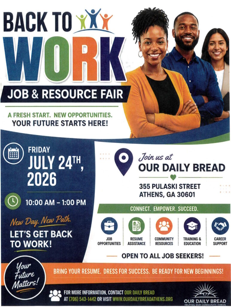 Back to Work Job & Resource Fair