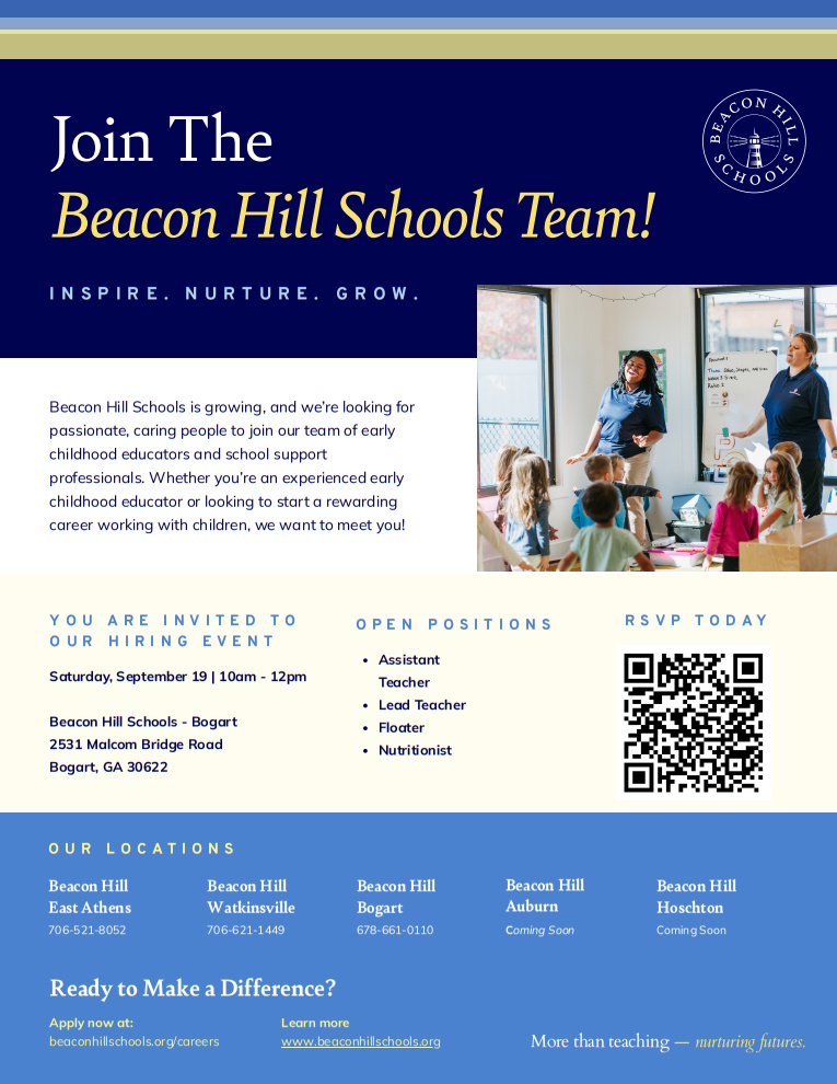 Beacon Hill Schools Hiring Event