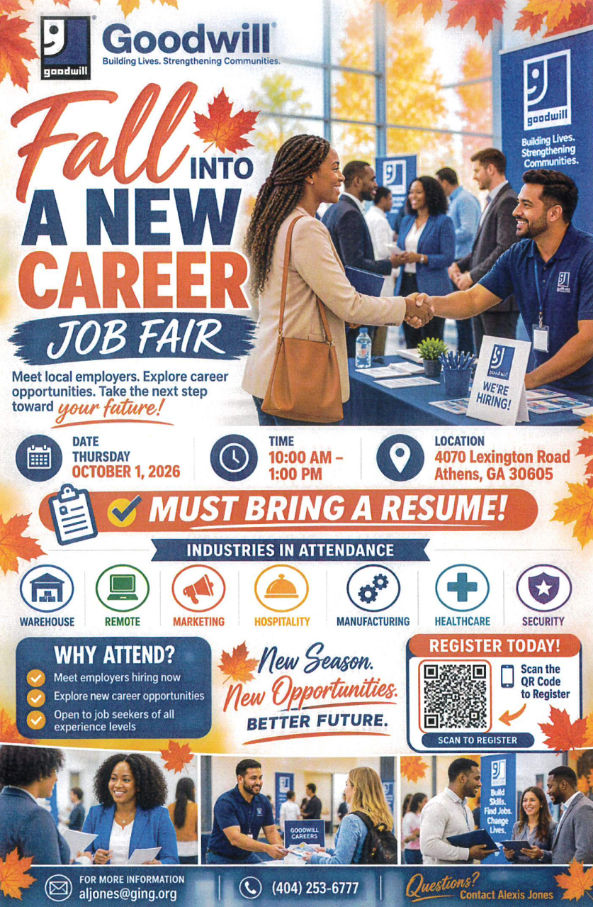 Goodwill - Fall into a New Career Job Fair