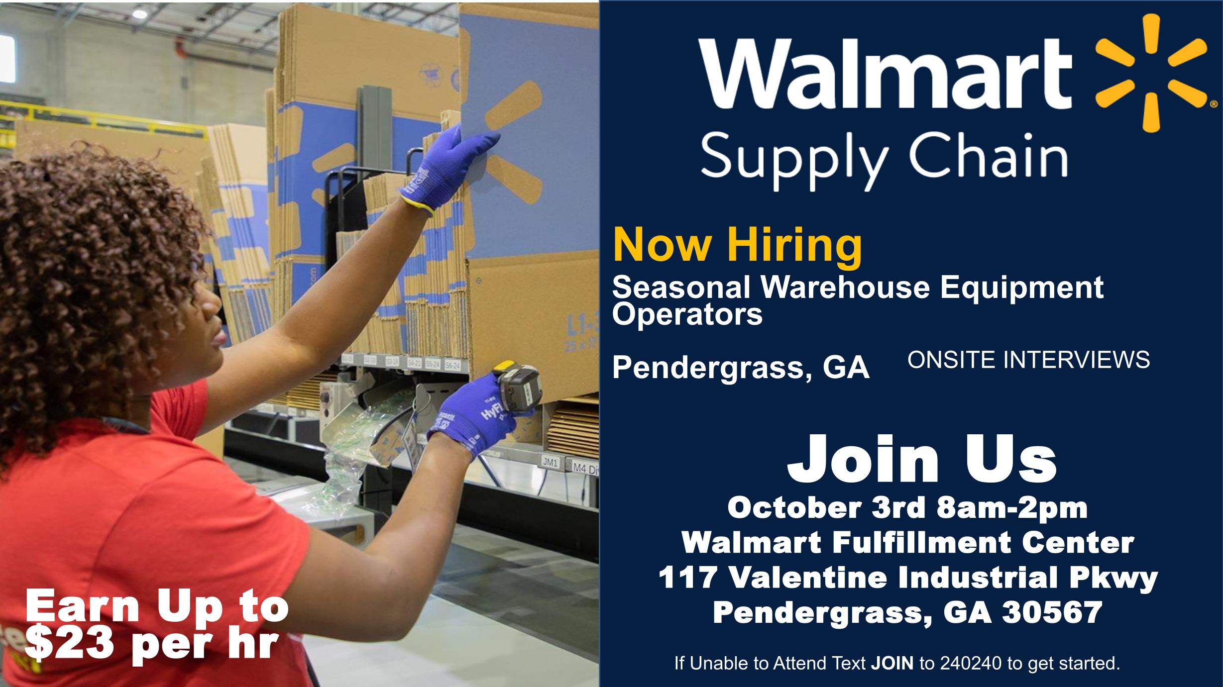Walmart Fulfillment Center Open House